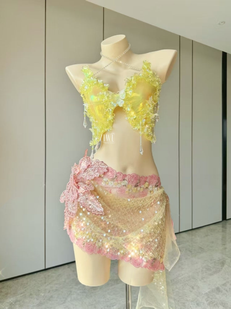 ZIWU ARTEMIS SUNNY BLOOM RESIN TOP COSTUME PATENT-PROTECTED