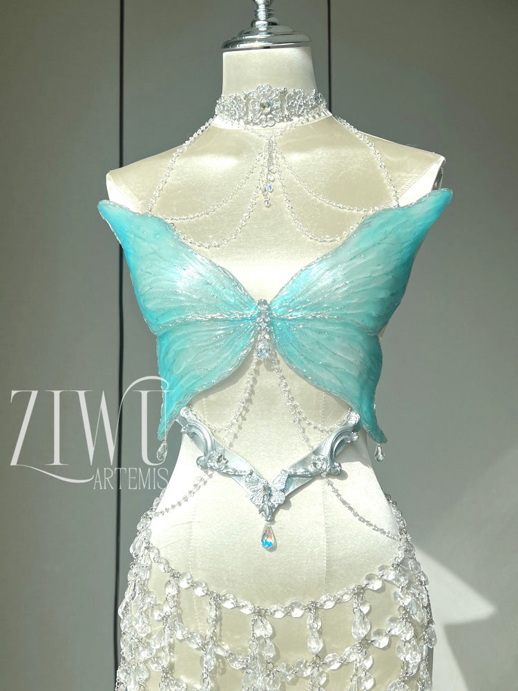 ZIWU ARTEMIS LIGHT BLUE COLORS CASTLE MISTRESS RESIN TOP COSTUME PATENT-PROTECTED