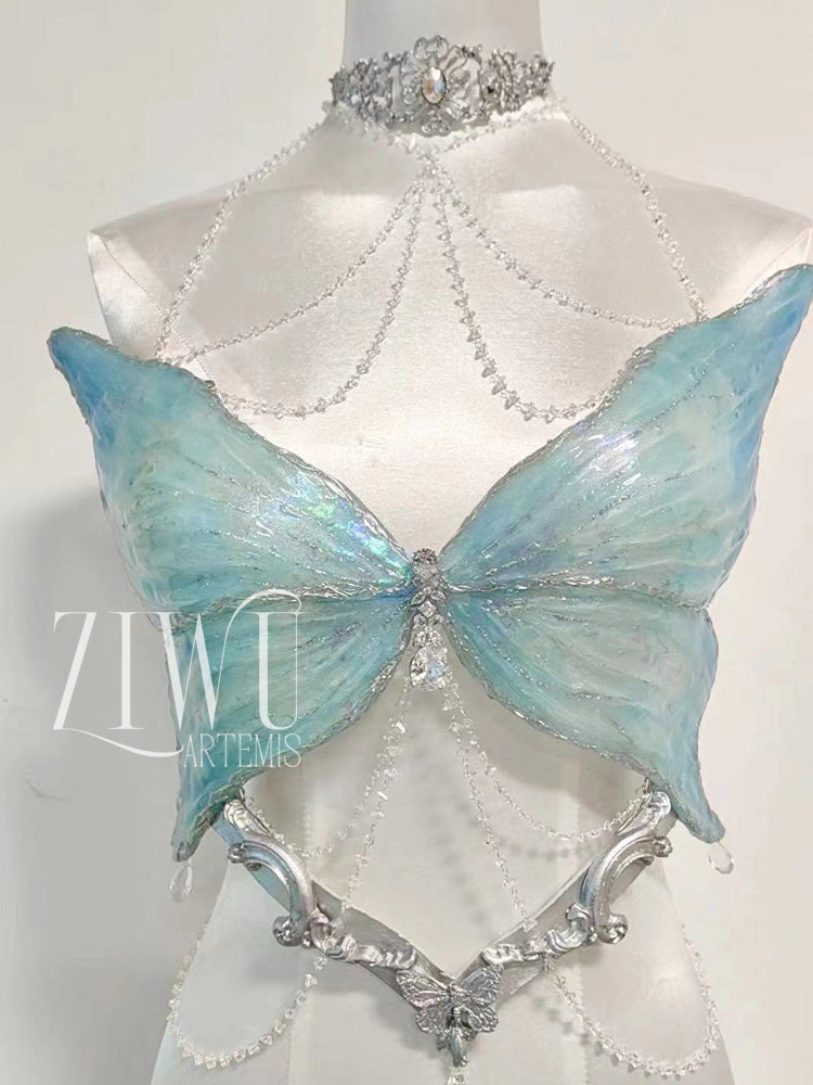 ZIWU ARTEMIS LIGHT BLUE COLORS CASTLE MISTRESS RESIN TOP COSTUME PATENT-PROTECTED