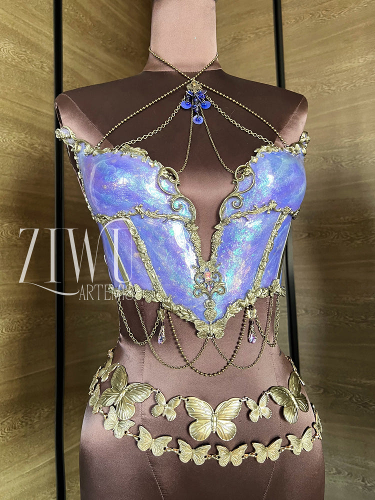 ZIWU ARTEMIS LAVENDER WHISPERS RESIN TOP COSTUME PATENT-PROTECTED