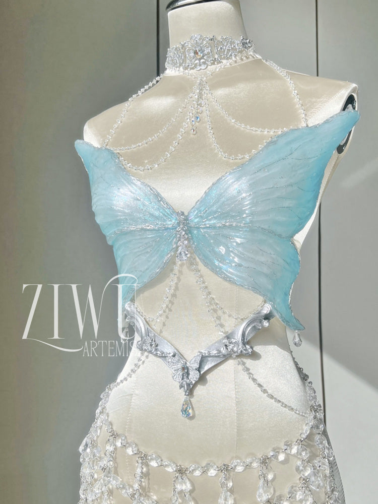 ZIWU ARTEMIS LIGHT BLUE COLORS CASTLE MISTRESS RESIN TOP COSTUME PATENT-PROTECTED