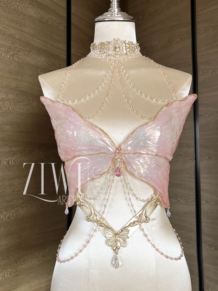 ZIWU ARTEMIS PINK CASTLE MISTRESS RESIN TOP COSTUME PATENT-PROTECTED