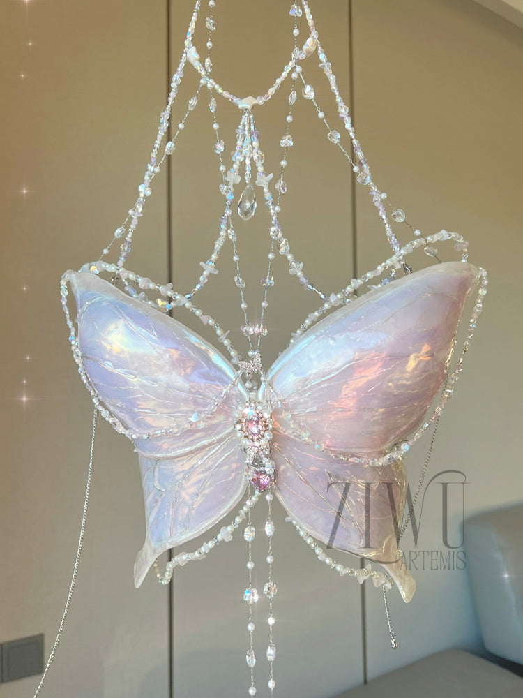 ZIWU ARTEMIS PSYCHEDELIC BUTTERFLY RESIN CORSET BRA TOP COSTUME PATENT-PROTECTED