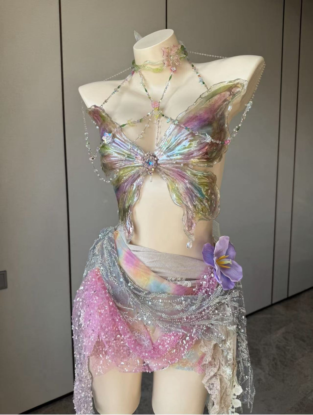 ZIWU ARTEMIS RAINBOW BUTTERFLY BALLET FANTASY RESIN TOP PATENT PROTECTION
