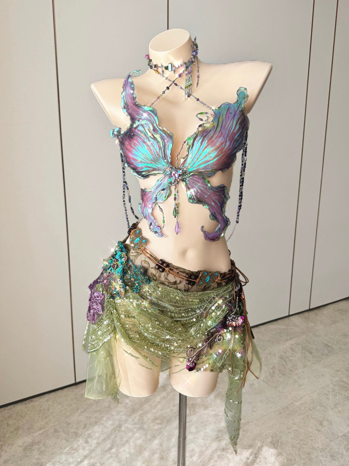 ZIWU ARTEMIS WOODLAND MIST FAIRY RESIN TOP COSTUME PATENT-PROTECTED