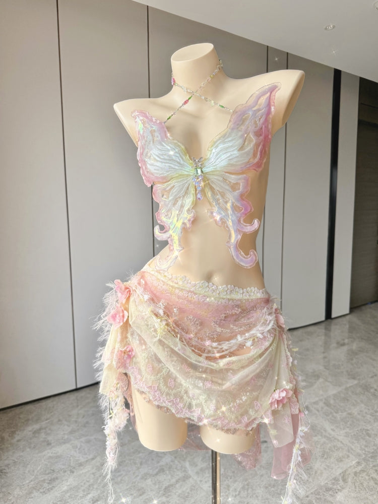 ZIWU ARTEMIS GLISTENING GARDEN DREAM RESIN TOP COSTUME PATENT-PROTECTED