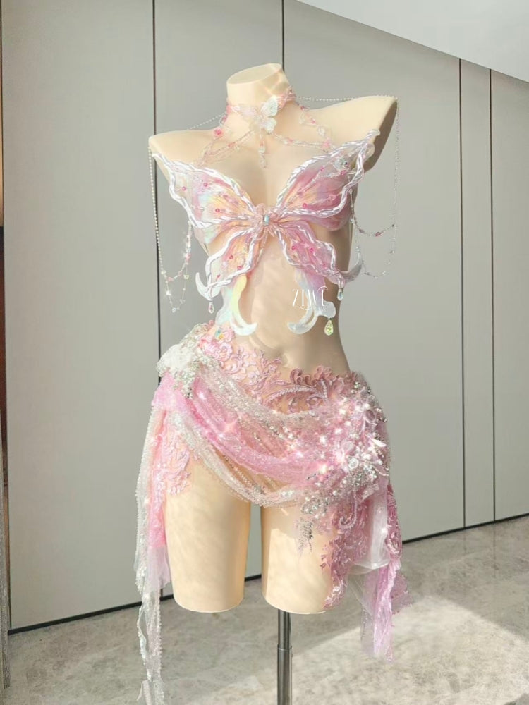 ZIWU ARTEMIS BLOSSOM BUTTERFLY DREAM RESIN TOP COSTUME PATENT-PROTECTED