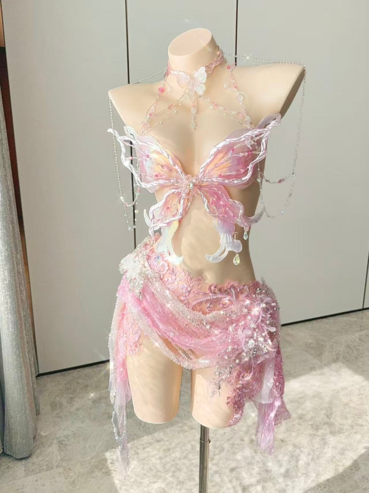 ZIWU ARTEMIS BLOSSOM BUTTERFLY DREAM RESIN TOP COSTUME PATENT-PROTECTED