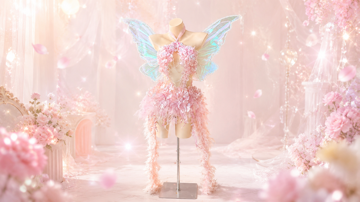 ZIWU ARTEMIS BLUSH FAIRY BLOSSOM EMPRESS DRESS ENSEMBLE COSTUME PATENT-PROTECTED