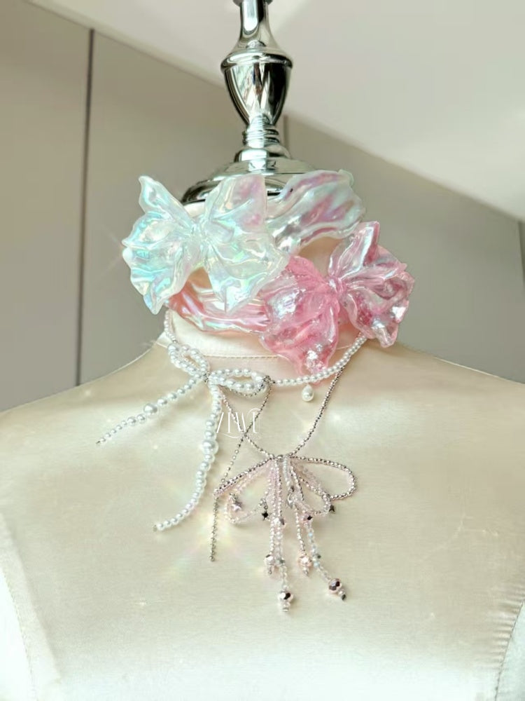 BOW NECKLACE RESIN PATENT-PROTECTED