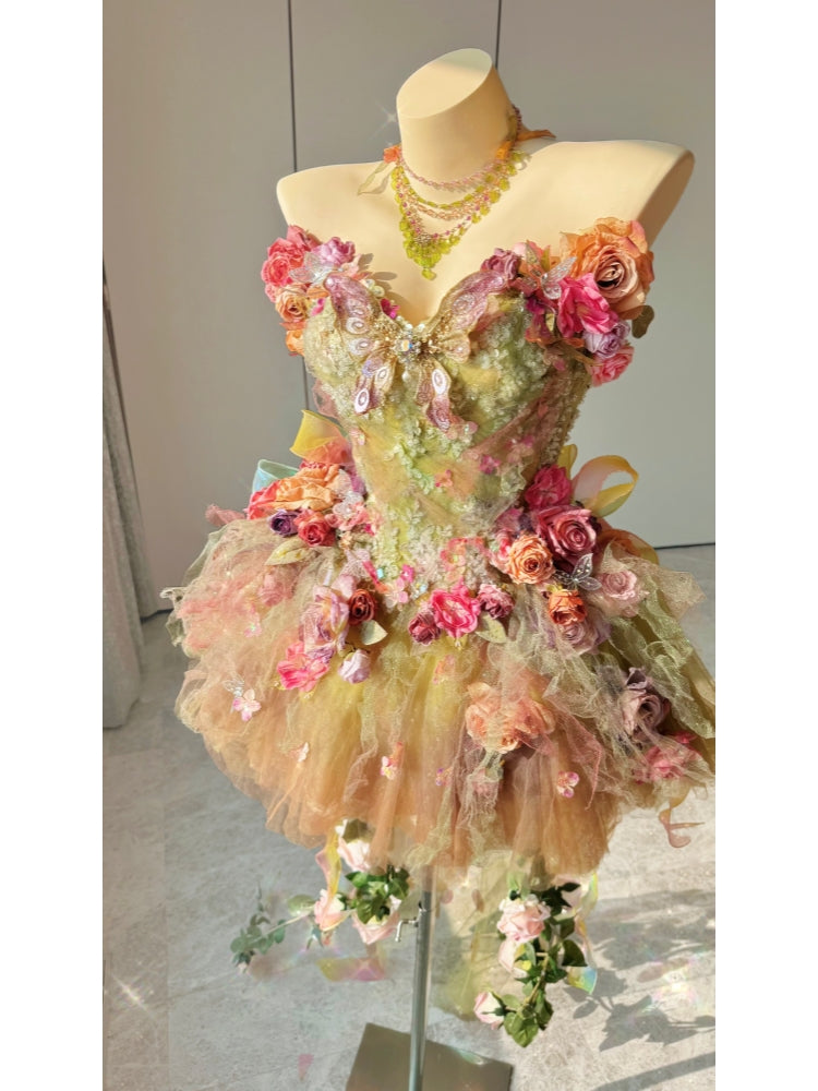 ZIWU ARTEMIS BUTTERFLY BLOSSOM EMPRESS DRESS ENSEMBLE COSTUME PATENT-PROTECTED