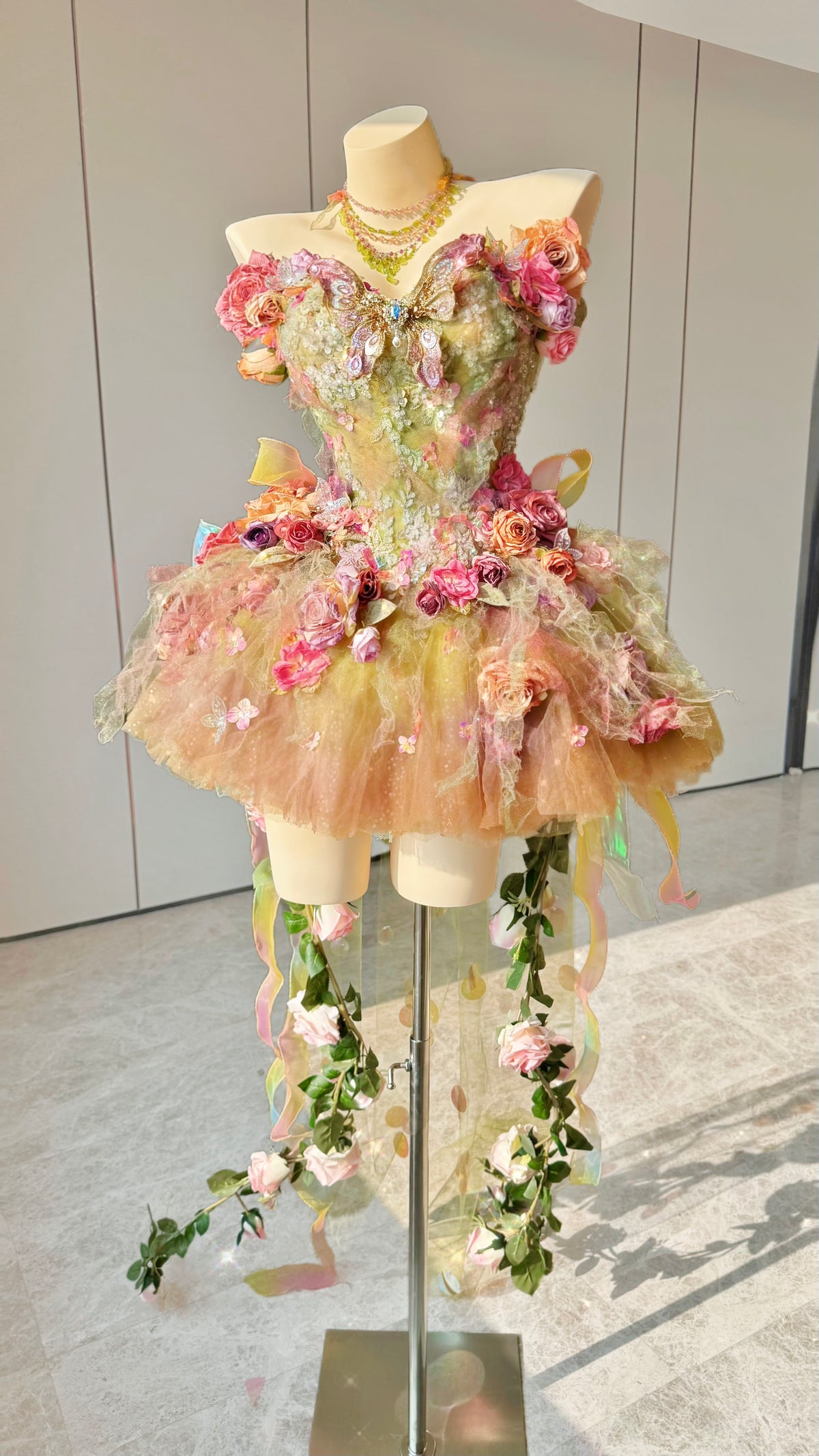 ZIWU ARTEMIS BUTTERFLY BLOSSOM EMPRESS DRESS ENSEMBLE COSTUME PATENT-PROTECTED