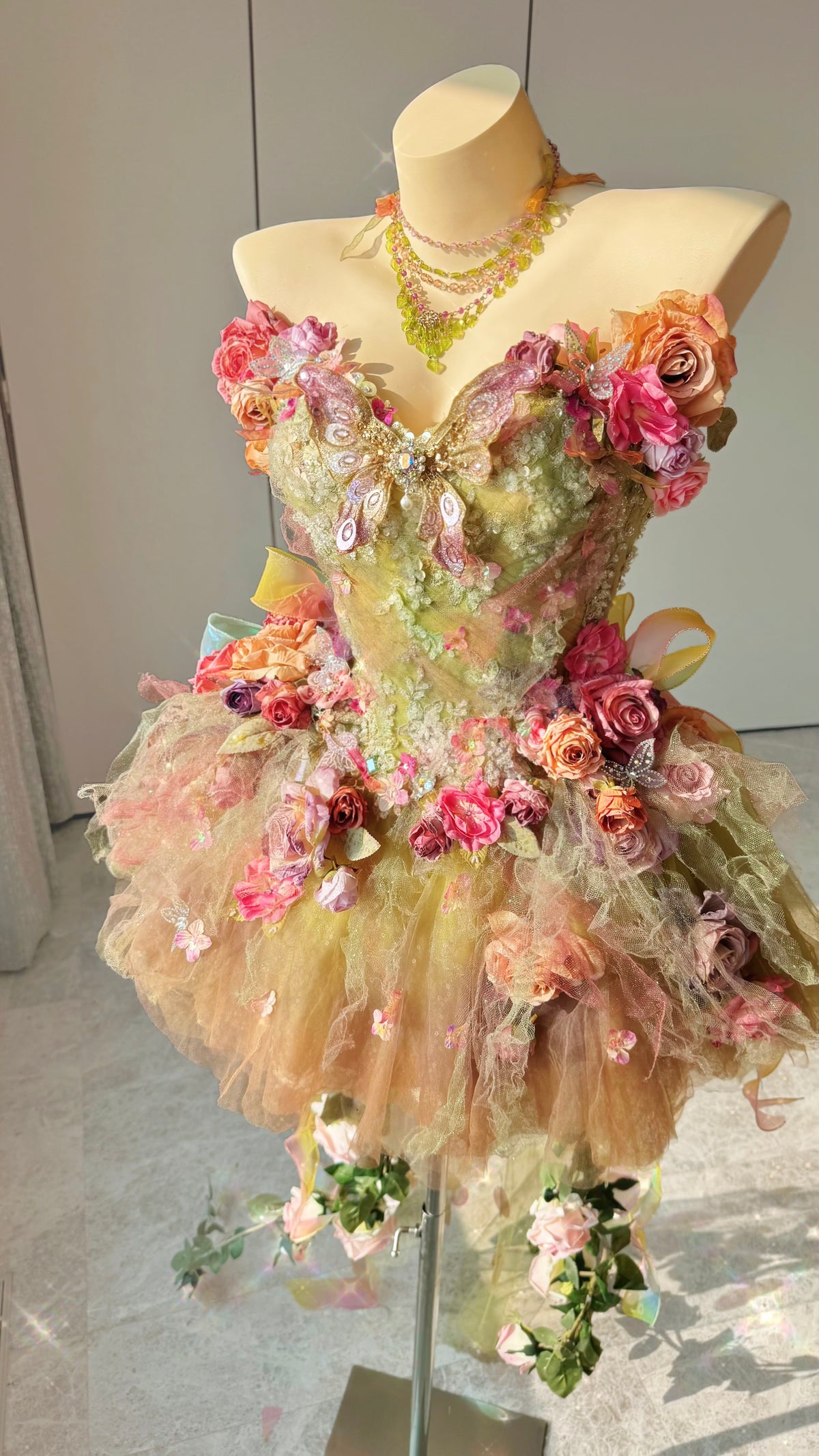 ZIWU ARTEMIS BUTTERFLY BLOSSOM EMPRESS DRESS ENSEMBLE COSTUME PATENT-PROTECTED