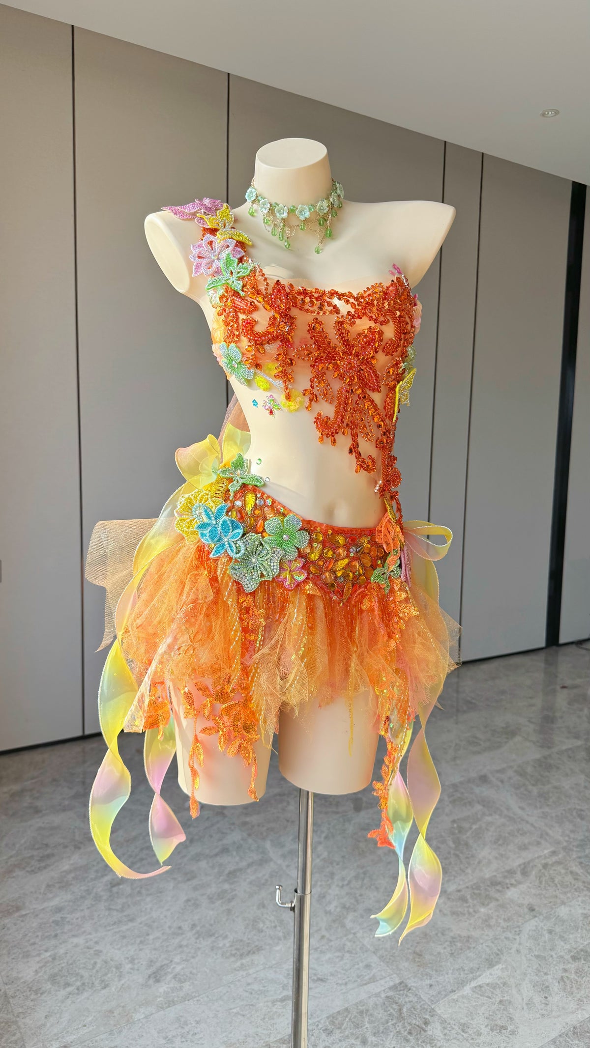 ZIWU ARTEMIS CITRUS BLOOM REVERIE EMPRESS DRESS ENSEMBLE COSTUME PATENT-PROTECTED