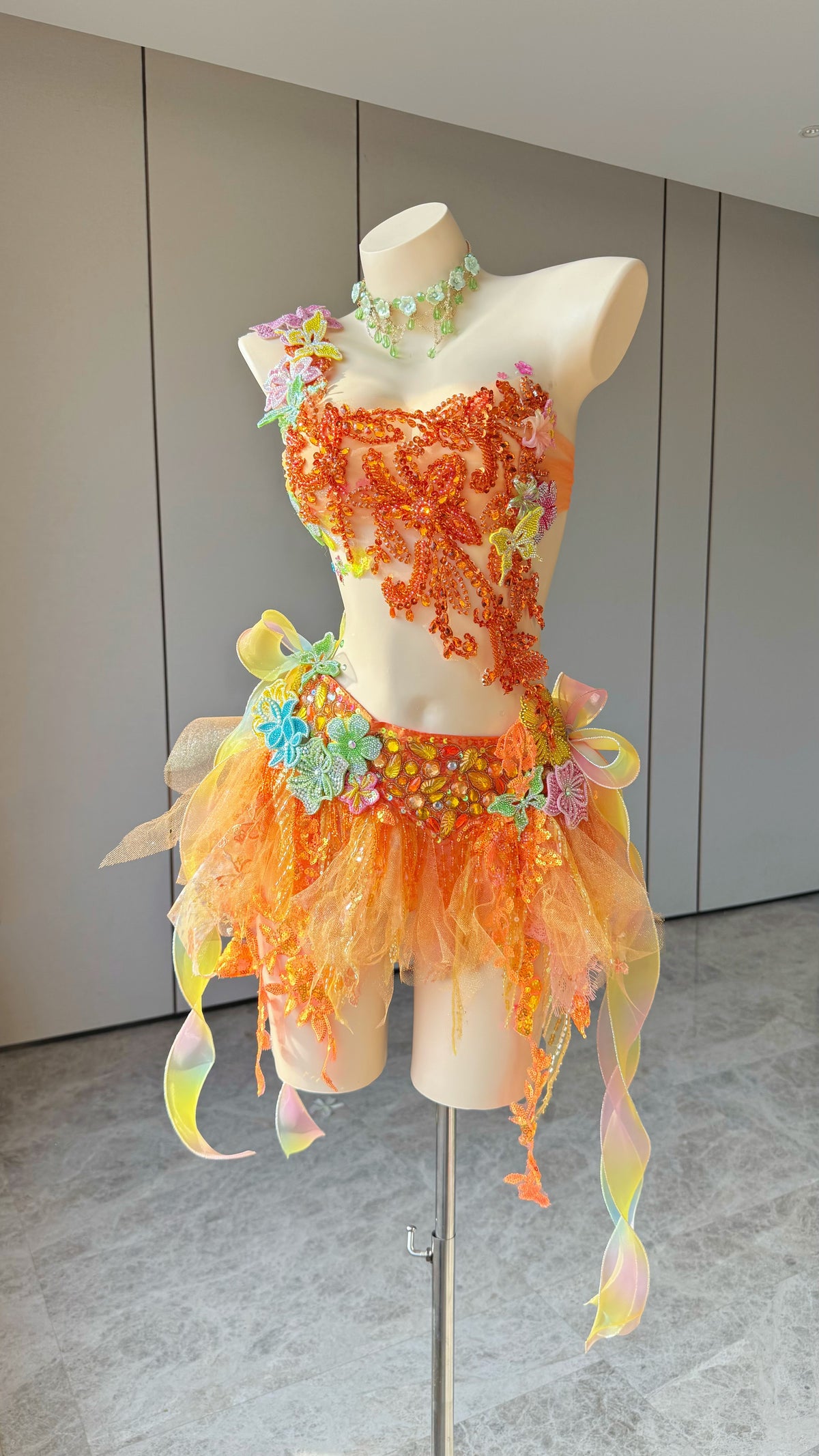 ZIWU ARTEMIS CITRUS BLOOM REVERIE EMPRESS DRESS ENSEMBLE COSTUME PATENT-PROTECTED