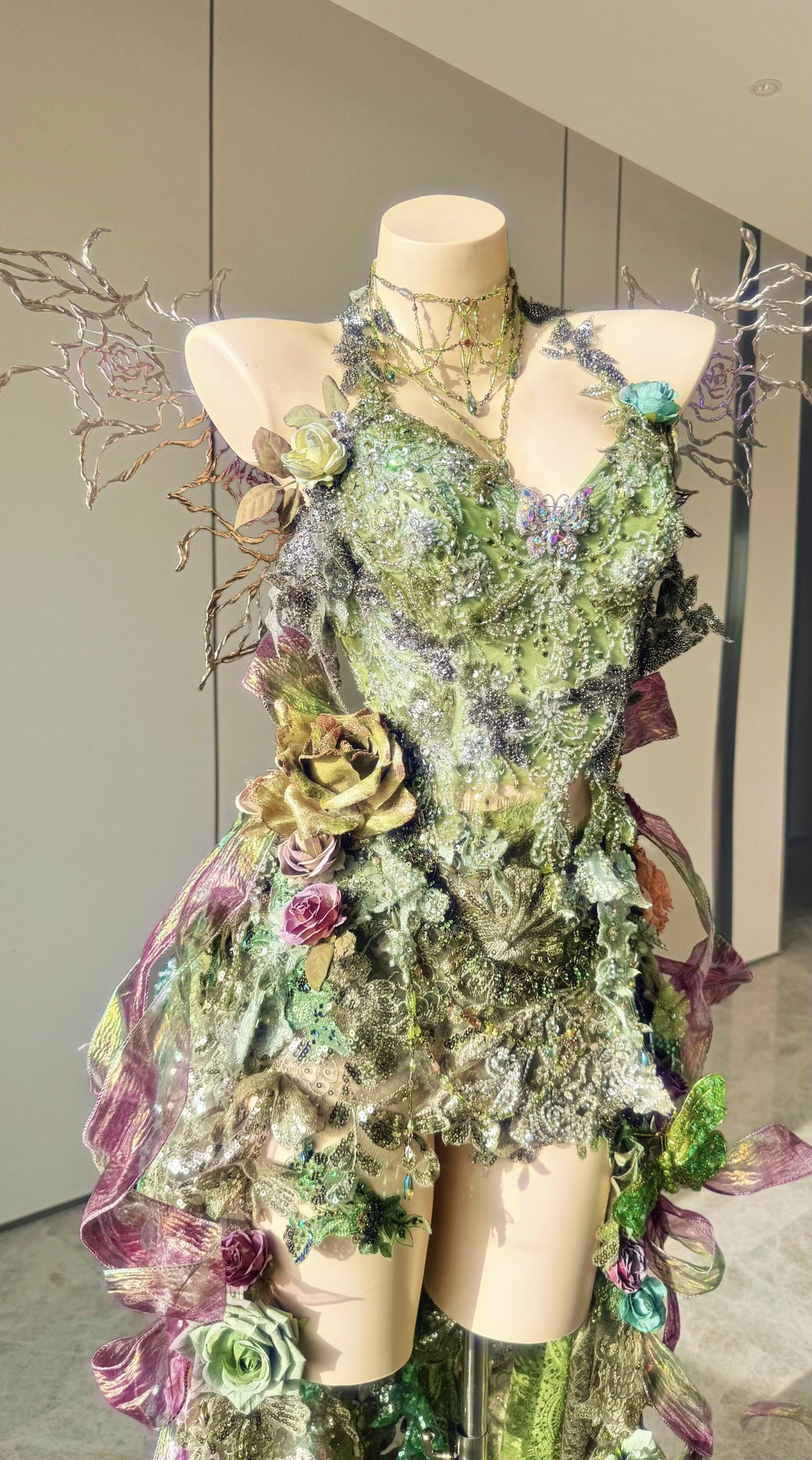 ZIWU ARTEMIS ETHEREAL GARDEN MUSE DRESS ENSEMBLE COSTUME PATENT-PROTECTED