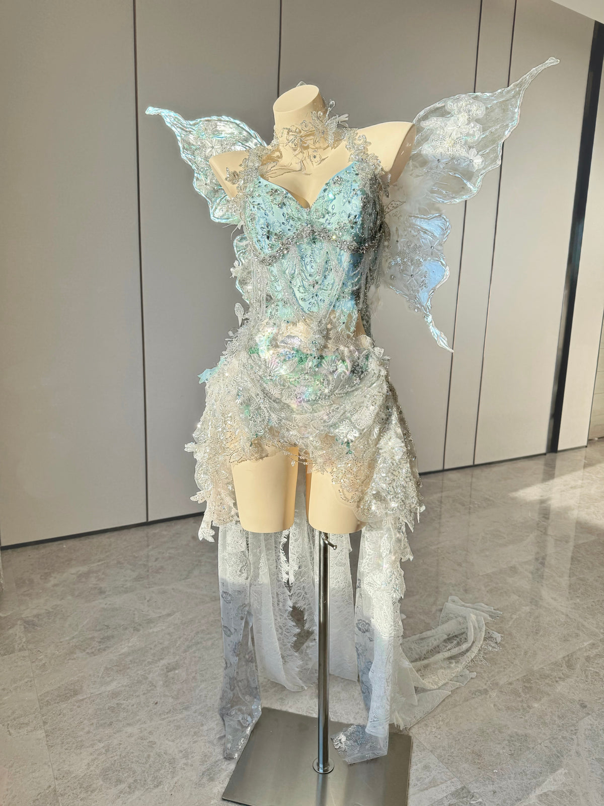 ZIWU ARTEMIS ETHEREAL ICE WING FAIRY WRAP DRESS COSTUME PATENT-PROTECT ZIWU ARTEMIS ETHEREAL ICE WING FAIRY WRAP DRESS COSTUME PATENT-PROTECT