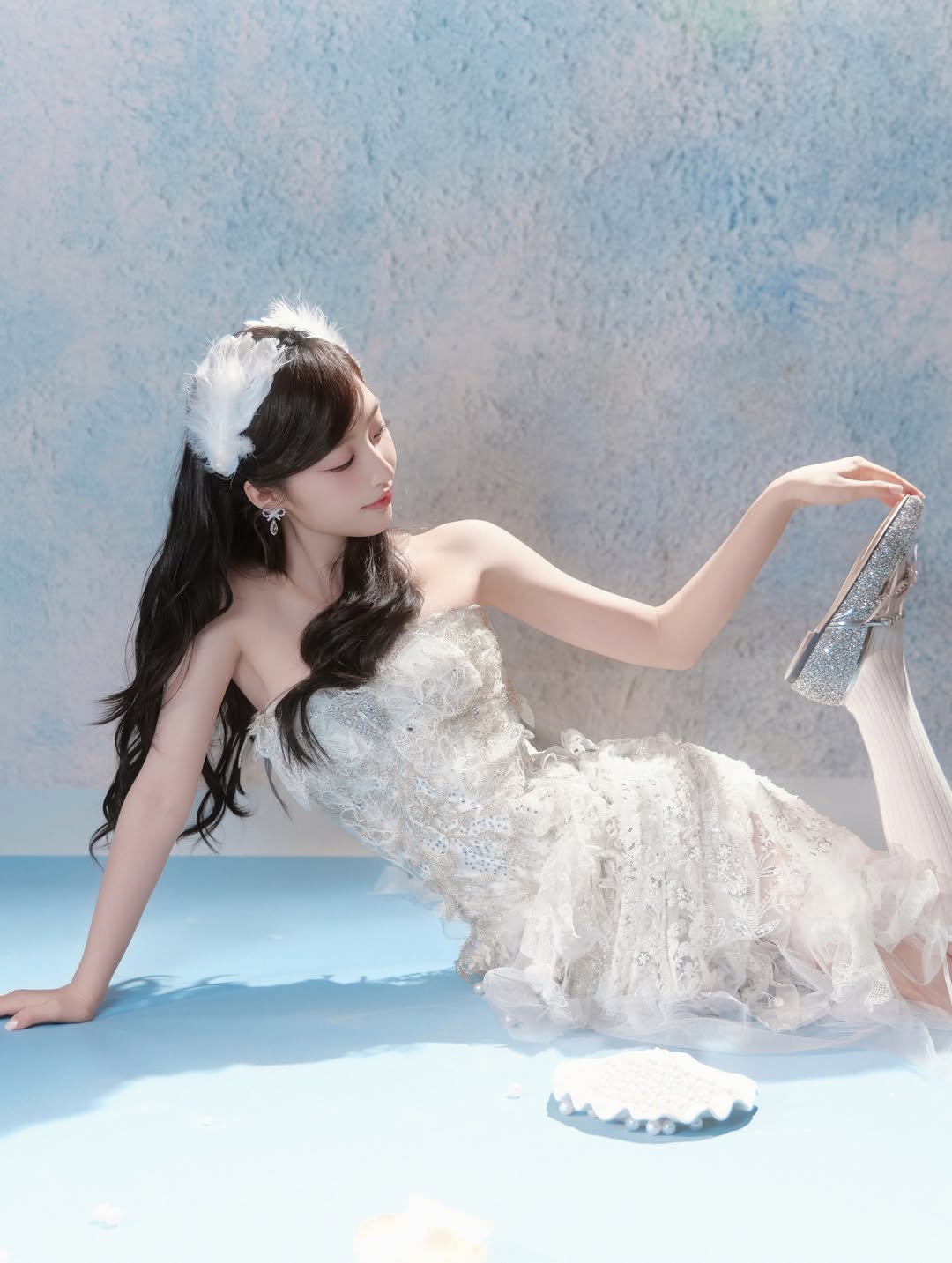 ZIWU ARTEMIS ETHEREAL ICE WING FAIRY WRAP DRESS COSTUME PATENT-PROTECTED