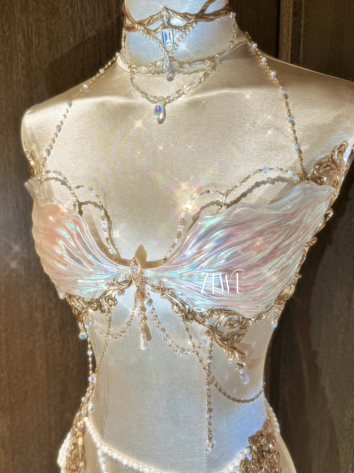 ZIWU ARTEMIS MERMAID NYMPH RESIN CORSET TOP COSTUME PATENT-PROTECTED