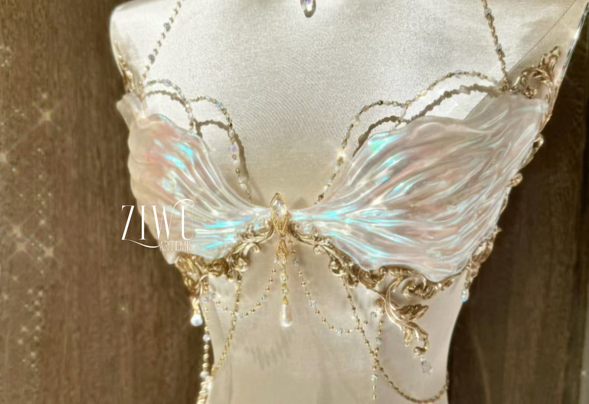 ZIWU ARTEMIS MERMAID NYMPH RESIN CORSET TOP COSTUME PATENT-PROTECTED