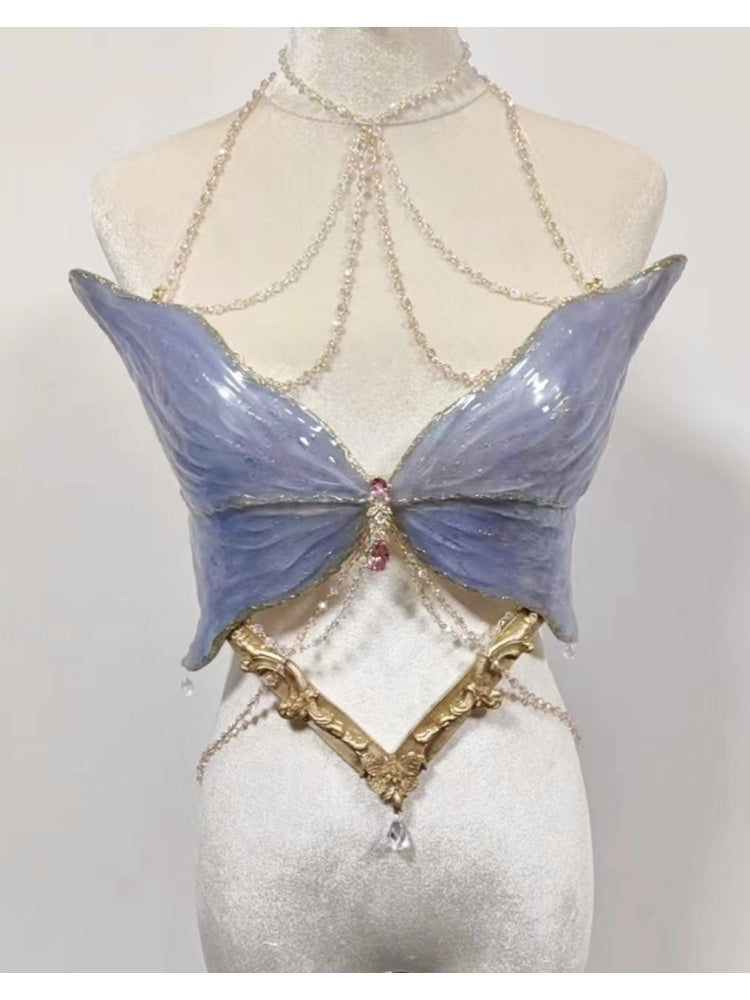 ZIWU ARTEMIS INDIGO COLOR CASTLE MISTRESS RESIN TOP COSTUME PATENT-PROTECTED