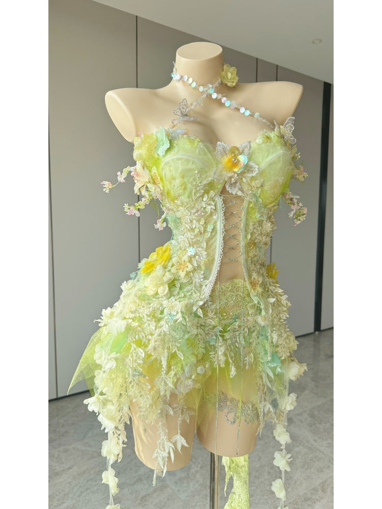 ZIWU ARTEMIS LEMON BLOSSOM REVERIE EMPRESS DRESS ENSEMBLE COSTUME PATENT-PROTECTED