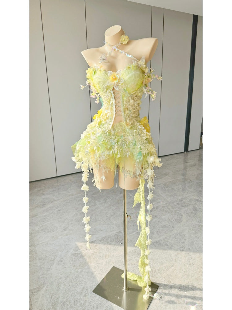 ZIWU ARTEMIS LEMON BLOSSOM REVERIE EMPRESS DRESS ENSEMBLE COSTUME PATENT-PROTECTED