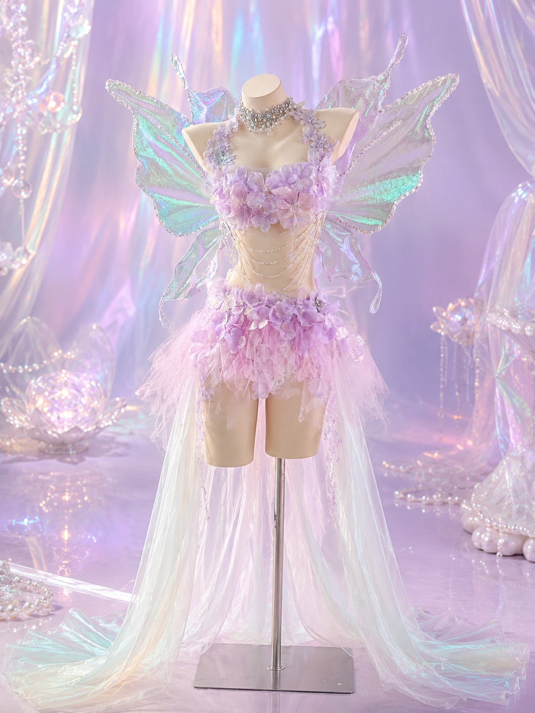ZIWU ARTEMIS LILAC FAIRY REVERIE EMPRESS DRESS ENSEMBLE COSTUME PATENT-PROTECTED
