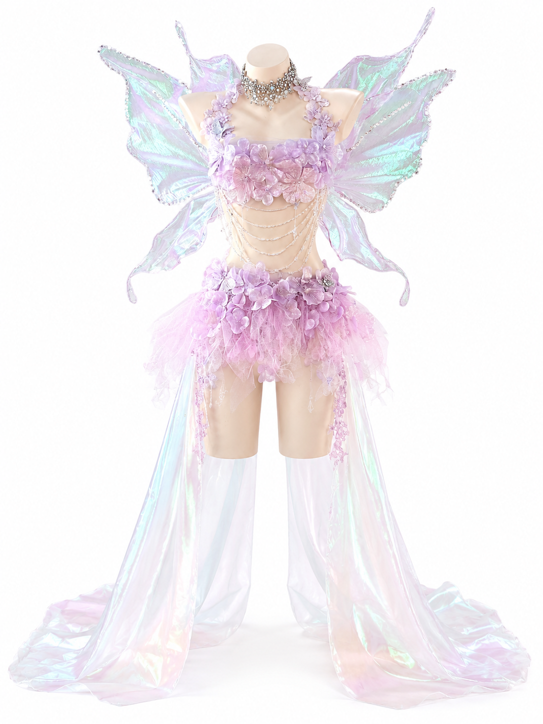 ZIWU ARTEMIS LILAC FAIRY REVERIE EMPRESS DRESS ENSEMBLE COSTUME PATENT-PROTECTED
