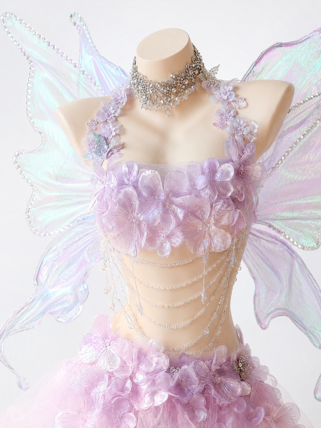 ZIWU ARTEMIS LILAC FAIRY REVERIE EMPRESS DRESS ENSEMBLE COSTUME PATENT-PROTECTED