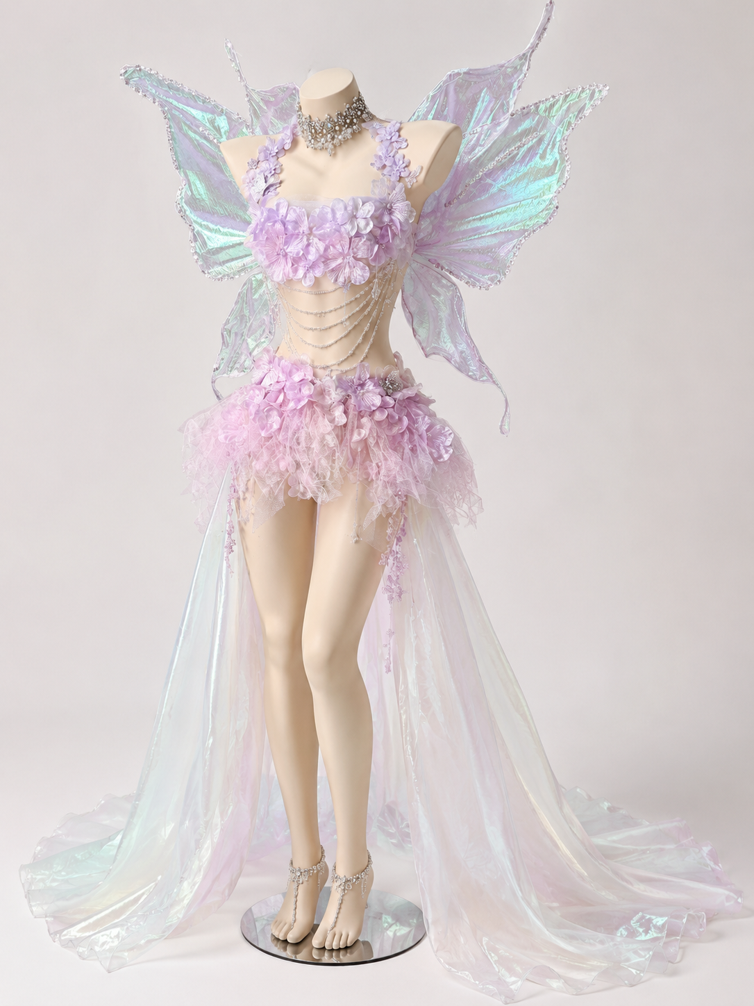 ZIWU ARTEMIS LILAC FAIRY REVERIE EMPRESS DRESS ENSEMBLE COSTUME PATENT-PROTECTED