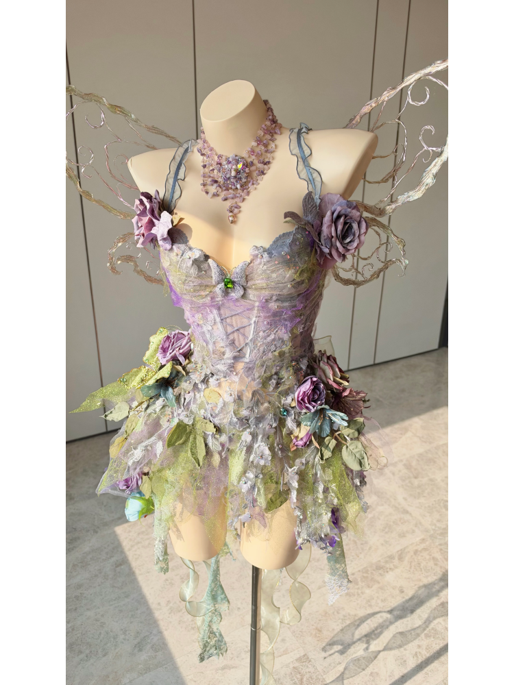 ZIWU ARTEMIS LILAC ROSE SERENADE EMPRESS DRESS ENSEMBLE COSTUME PATENT-PROTECTED