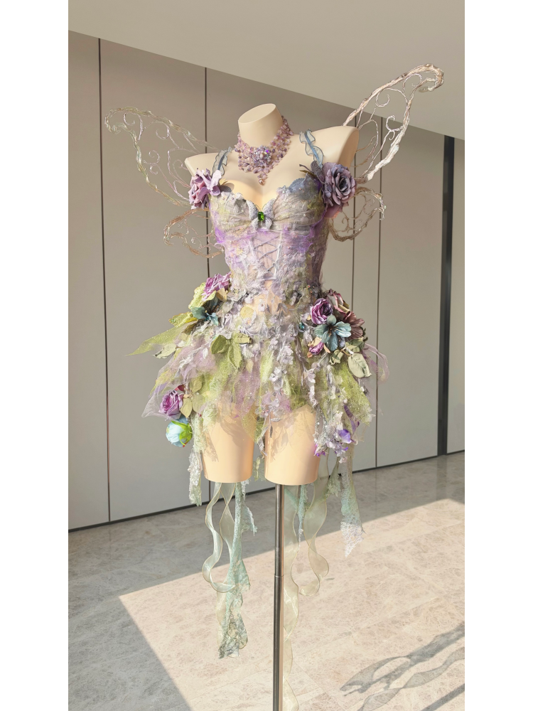 ZIWU ARTEMIS LILAC ROSE SERENADE EMPRESS DRESS ENSEMBLE COSTUME PATENT-PROTECTED