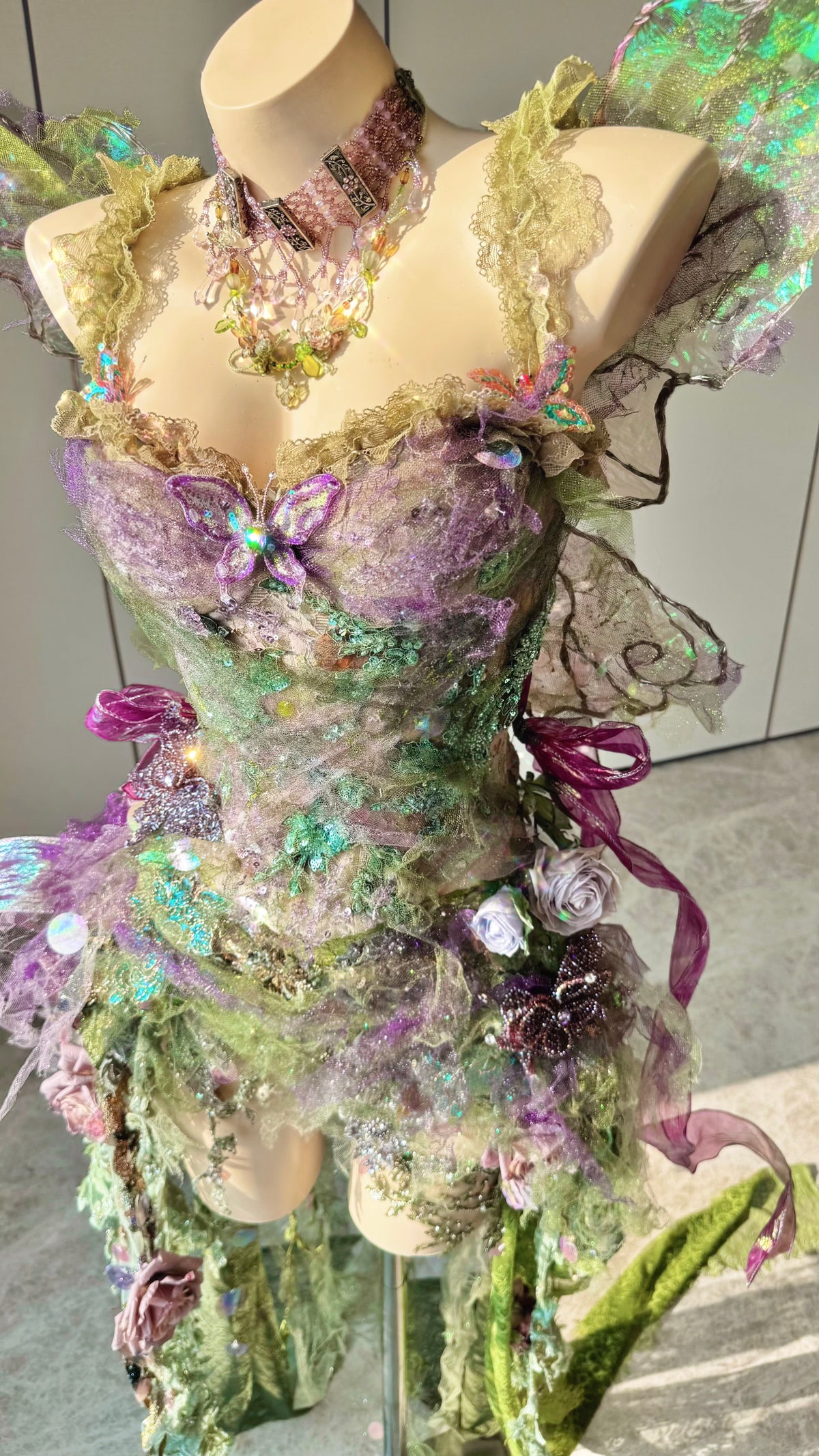 ZIWU ARTEMIS MISTWOOD BUTTERFLY DREAM DRESS ENSEMBLE COSTUME PATENT-PROTECTED