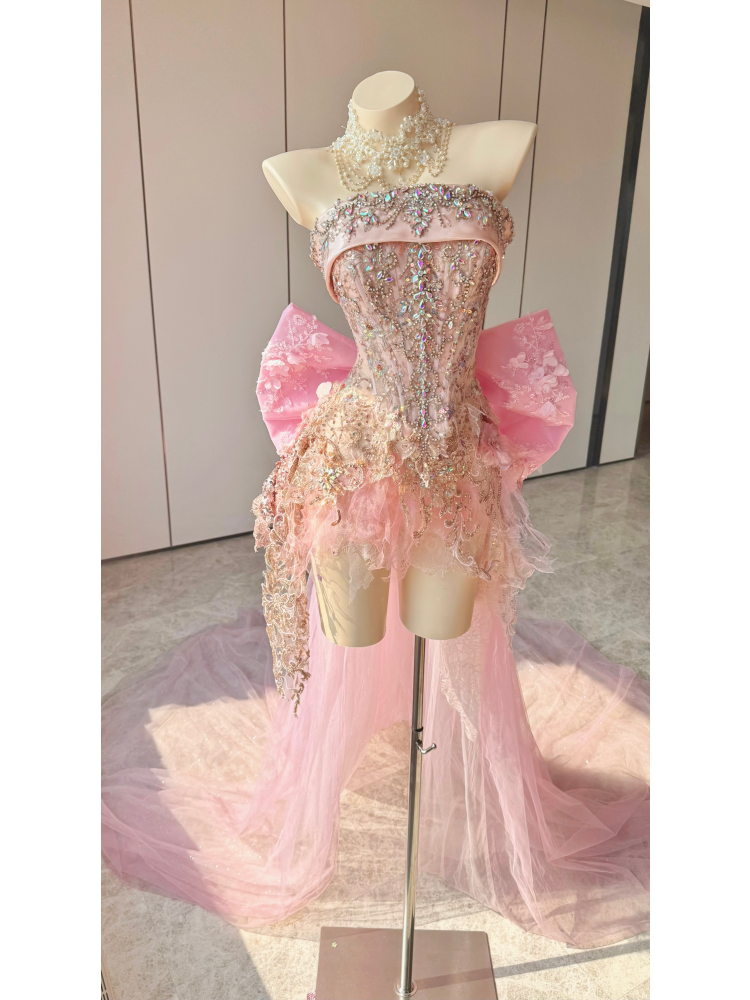 ZIWU ARTEMIS OPALINE BOW SONATA EMPRESS DRESS ENSEMBLE COSTUME PATENT-PROTECTED