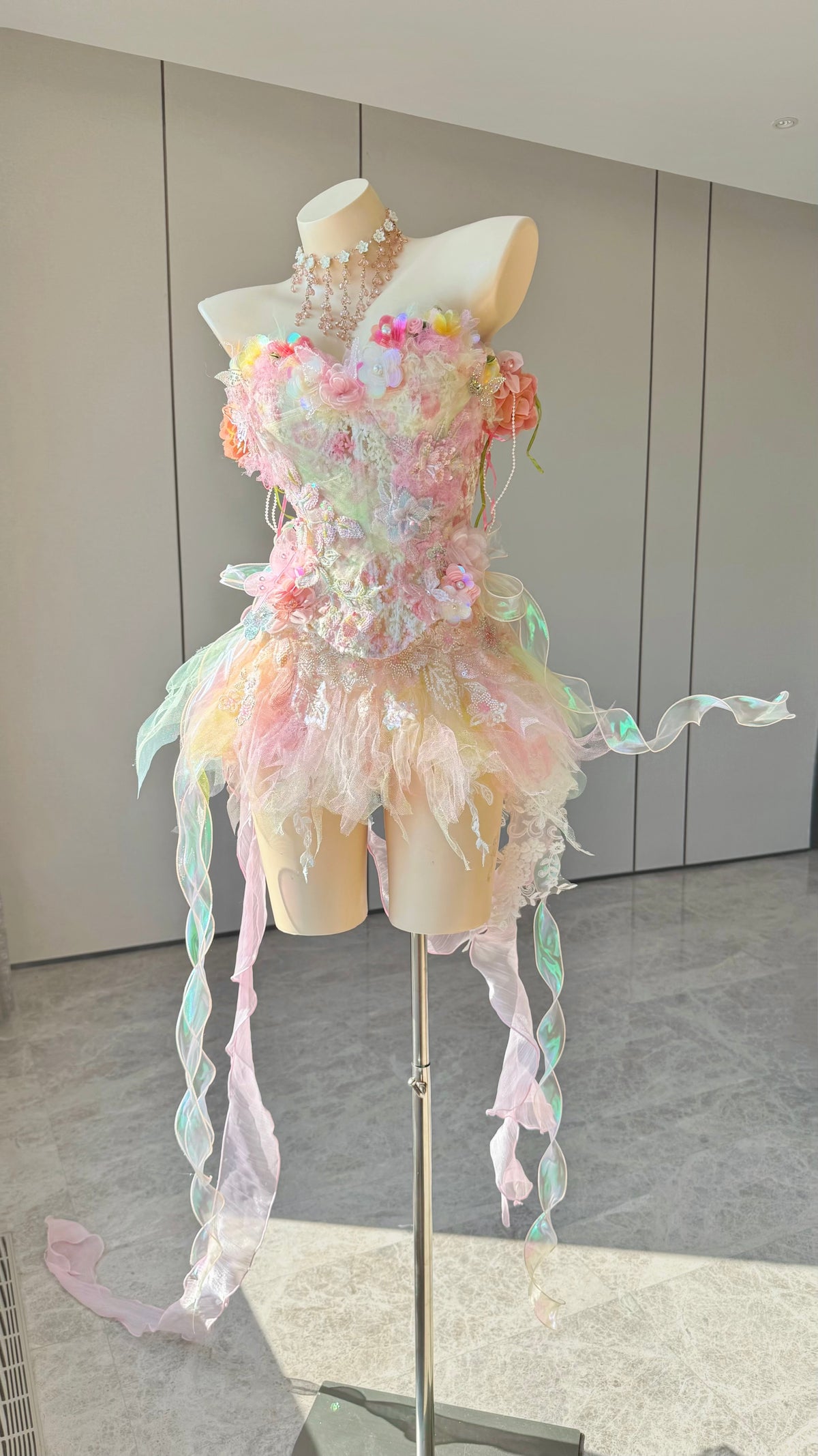 ZIWU ARTEMIS OPALINE PETAL WALTZ EMPRESS DRESS ENSEMBLE COSTUME PATENT-PROTECTED