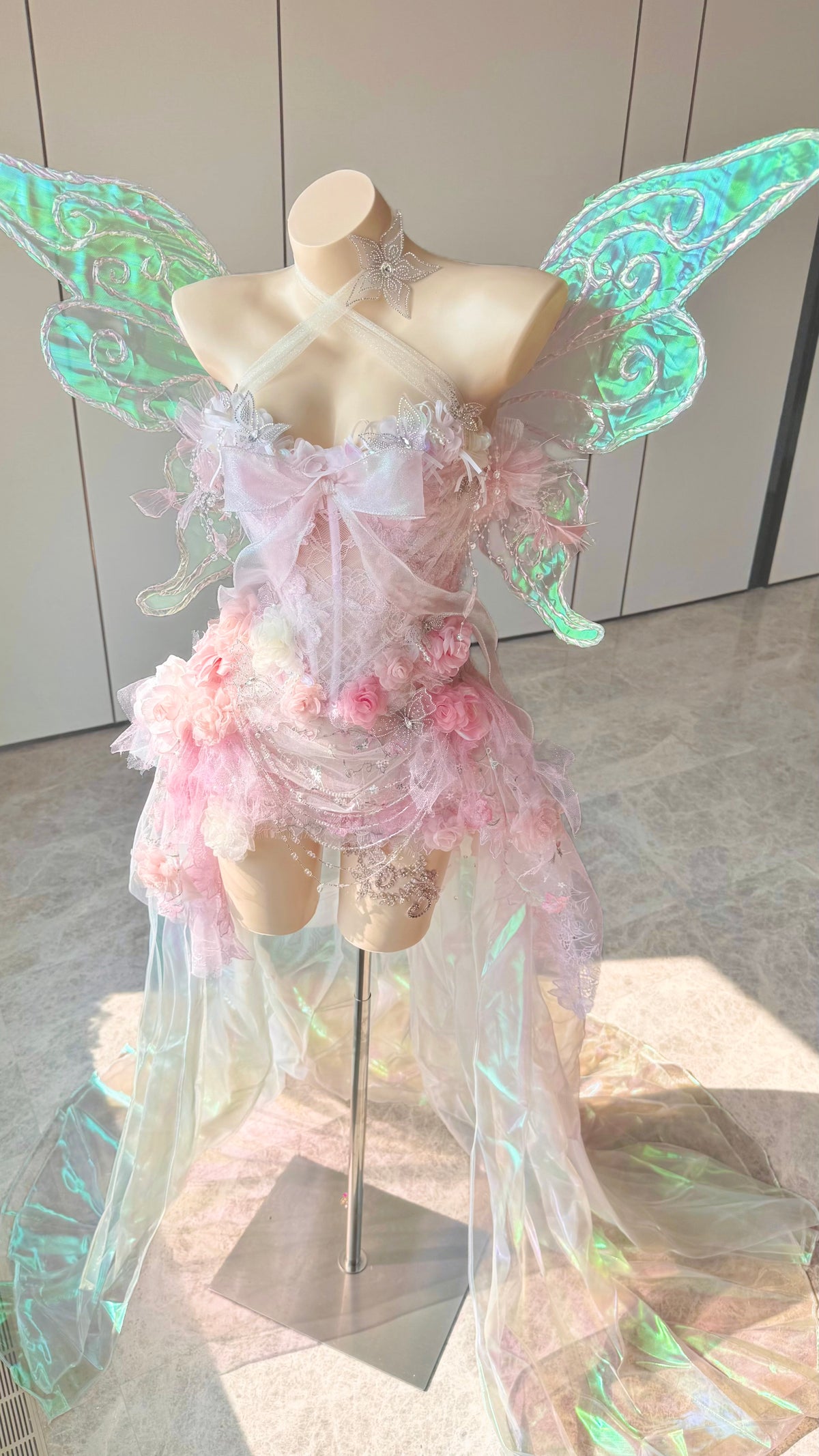 ZIWU ARTEMIS OPALINE ROSE REVERIE EMPRESS DRESS ENSEMBLE COSTUME PATENT-PROTECTED