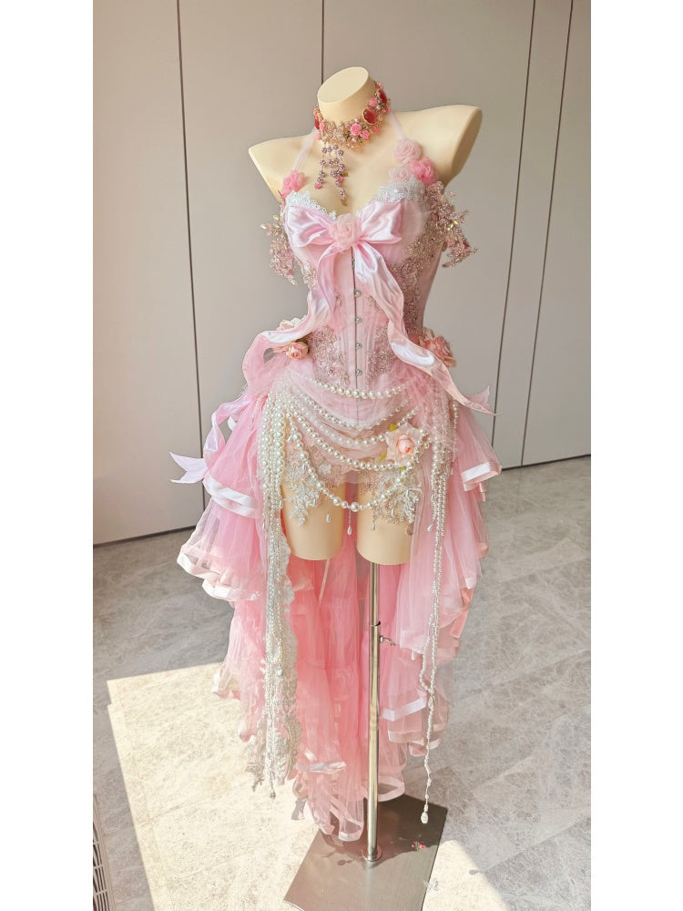 ZIWU ARTEMIS PEARL BOW BRIDAL REVERIE EMPRESS DRESS ENSEMBLE COSTUME PATENT-PROTECTED