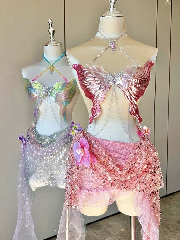 ZIWU ARTEMIS Pink Butterfly Adore Flower RESIN TOP PATENT PROTECTION