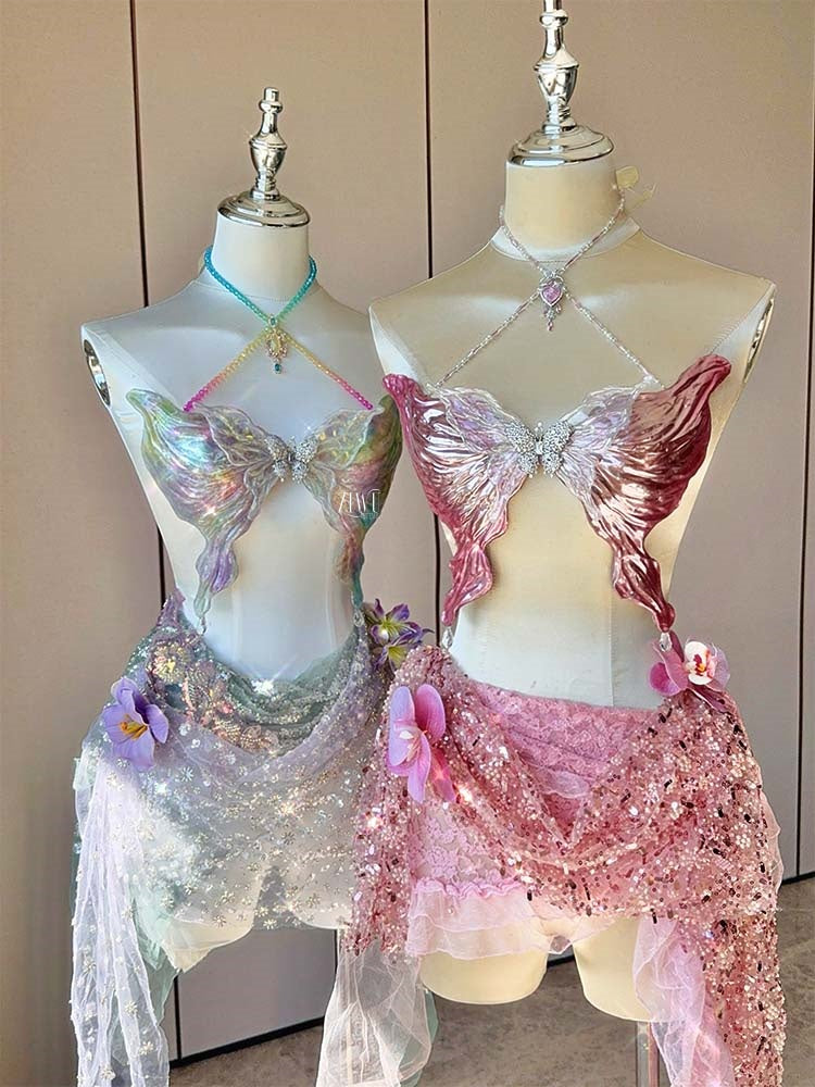 ZIWU ARTEMIS Pink Butterfly Adore Flower RESIN TOP PATENT PROTECTION