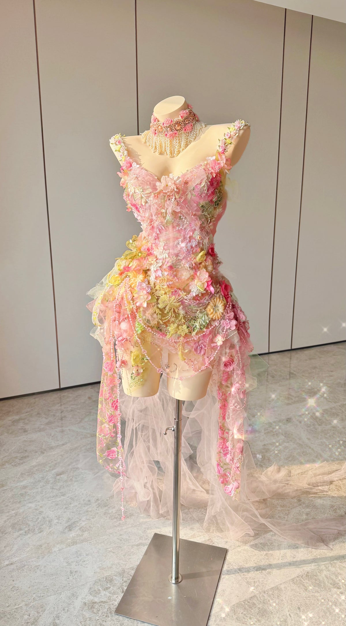 ZIWU ARTEMIS ROSY BLOOM REVERIE EMPRESS DRESS ENSEMBLE COSTUME PATENT-PROTECTED