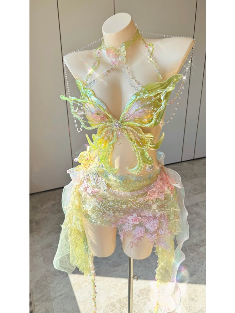 ZIWU ARTEMIS SPRING BLOSSOM BUTTERFLY DREAM RESIN TOP COSTUME PATENT-PROTECTED