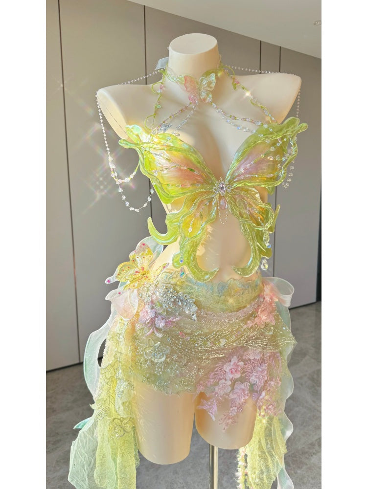 ZIWU ARTEMIS SPRING BLOSSOM BUTTERFLY DREAM RESIN TOP COSTUME PATENT-PROTECTED