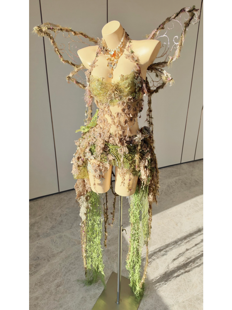 ZIWU ARTEMIS SYLVAN FAIRY ENCHANTMENT EMPRESS DRESS ENSEMBLE COSTUME PATENT-PROTECTED