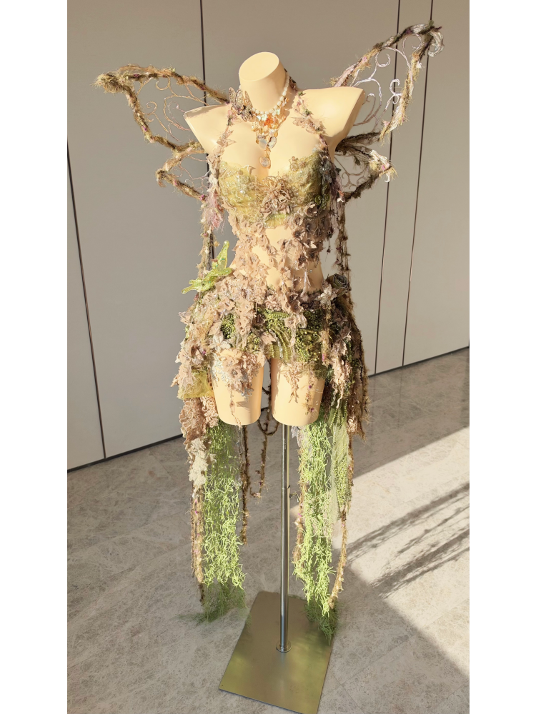 ZIWU ARTEMIS SYLVAN FAIRY ENCHANTMENT EMPRESS DRESS ENSEMBLE COSTUME PATENT-PROTECTED