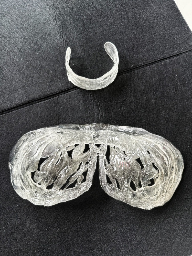 ZIWU ARTEMIS IZUMI FLU-TRANSPARENT TUBE TOP RESIN TOP COSTUME PATENT-PROTECTED