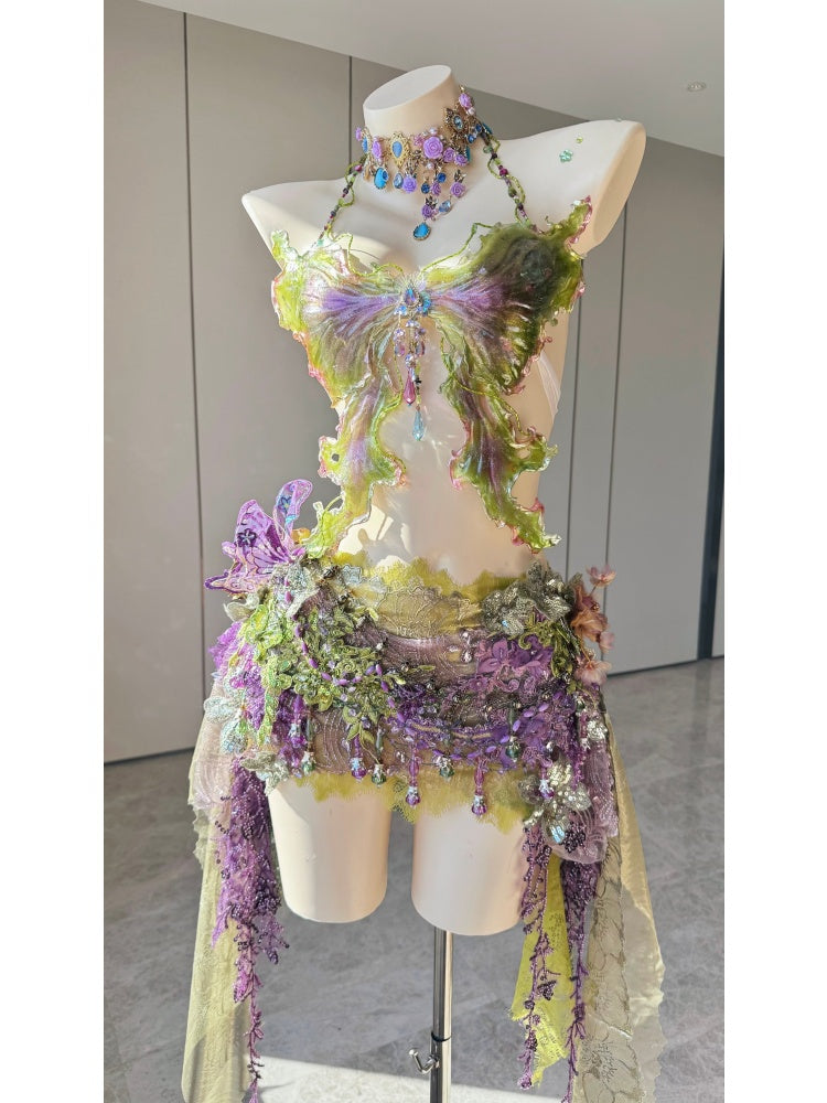 ZIWU ARTEMIS WISTERIA FOREST DREAM RESIN TOP COSTUME PATENT-PROTECTED