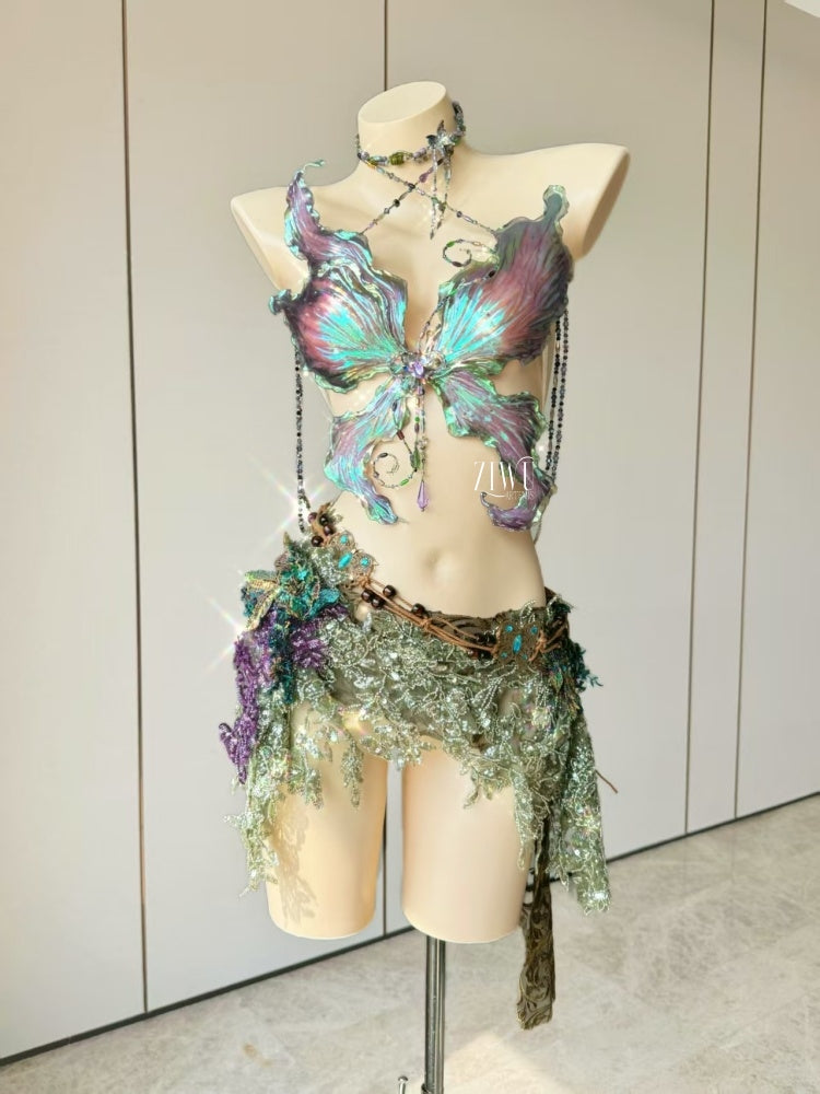 ZIWU ARTEMIS WOODLAND MIST FAIRY RESIN TOP COSTUME PATENT-PROTECTED