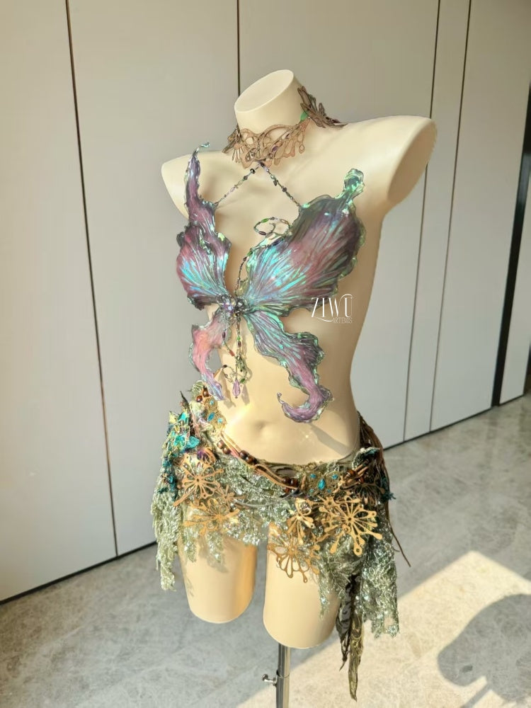 ZIWU ARTEMIS WOODLAND MIST FAIRY RESIN TOP COSTUME PATENT-PROTECTED